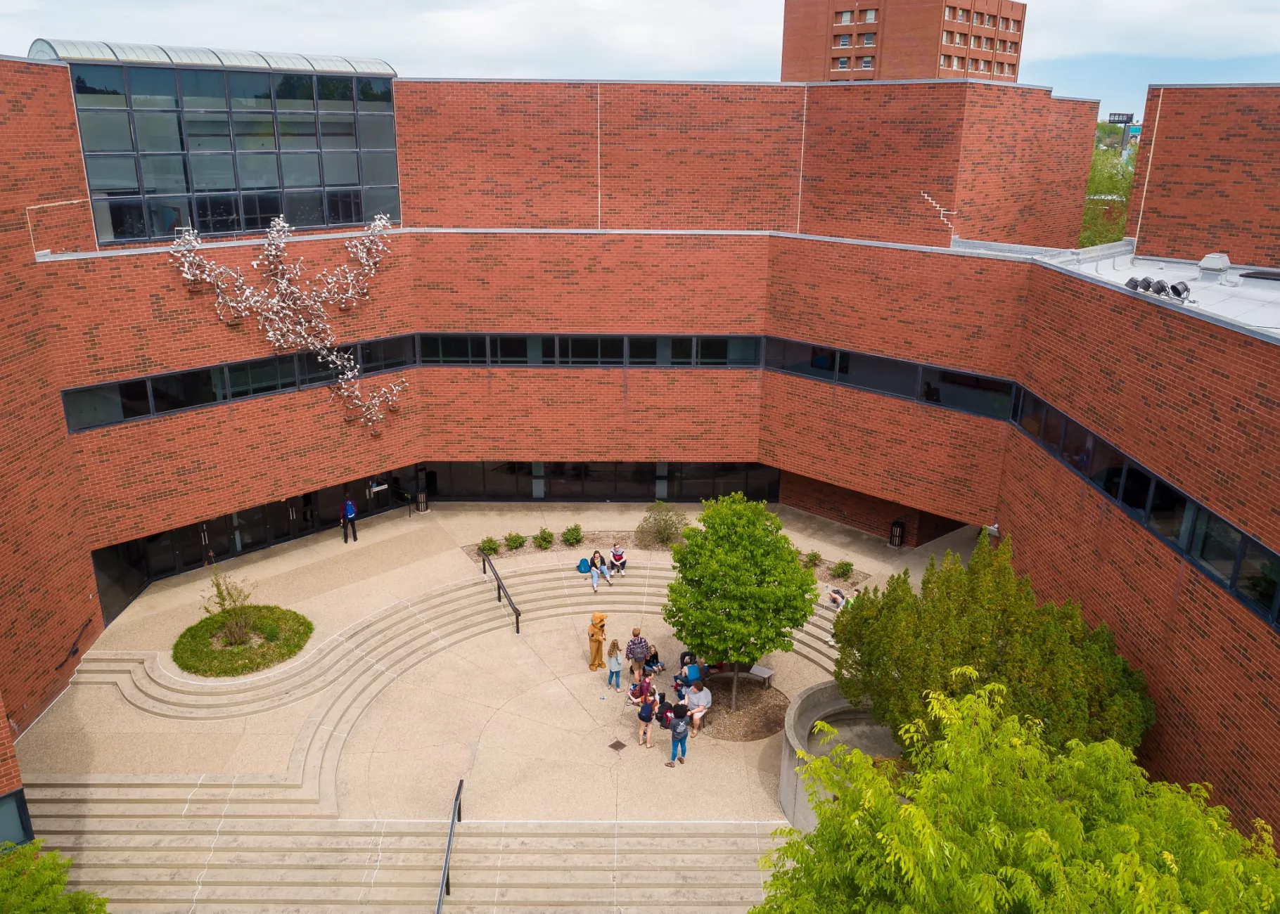 School of Music from above