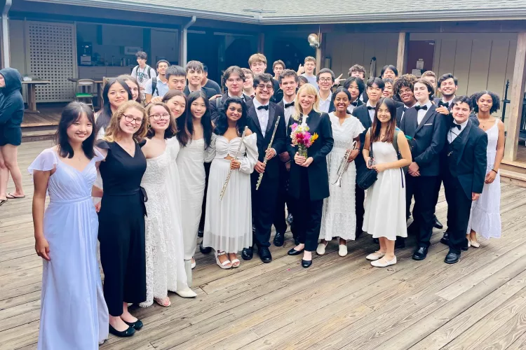 Dr. Amy Acklin at Tanglewood